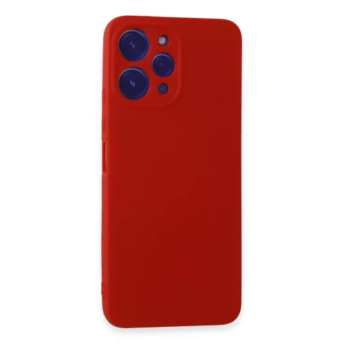 Mey İthalat®   Redmi 12 Kılıf First Silikon - Kırmızı