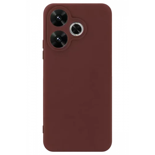 Mey İthalat®   Redmi 13 4G Kılıf First Silikon - Bordo