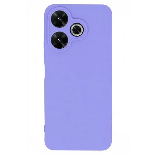 Mey İthalat®   Redmi 13 4G Kılıf First Silikon - Lila