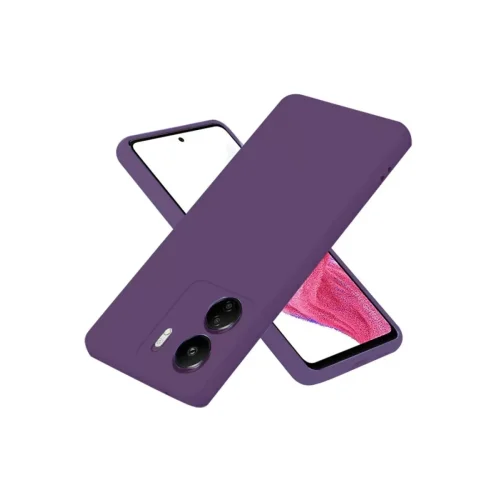 Mey İthalat®   Redmi 13C Kılıf First Silikon - Mor