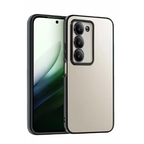 Mey İthalat®   Redmi 15 4G  Lensli Silikon - Siyah