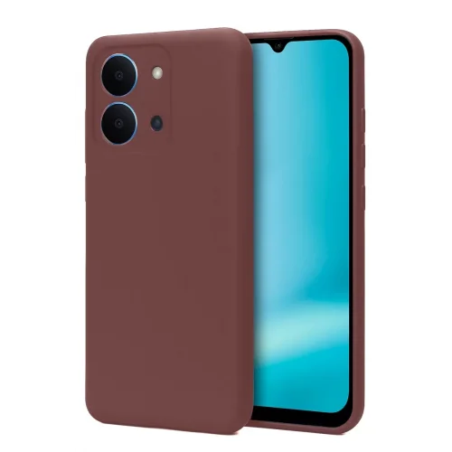 Mey İthalat®   Redmi 15C 4G First Silikon - Bordo