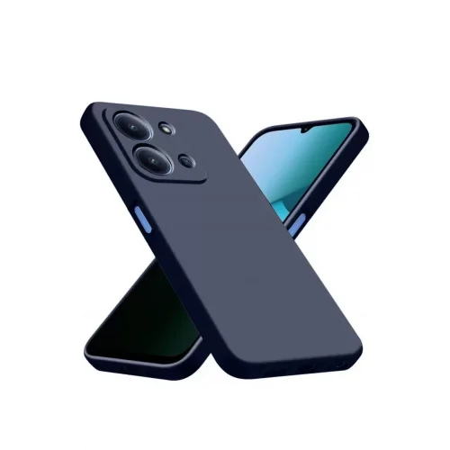Mey İthalat® Redmi 15C 4G Nano içi Kadife Silikon - Lacivert