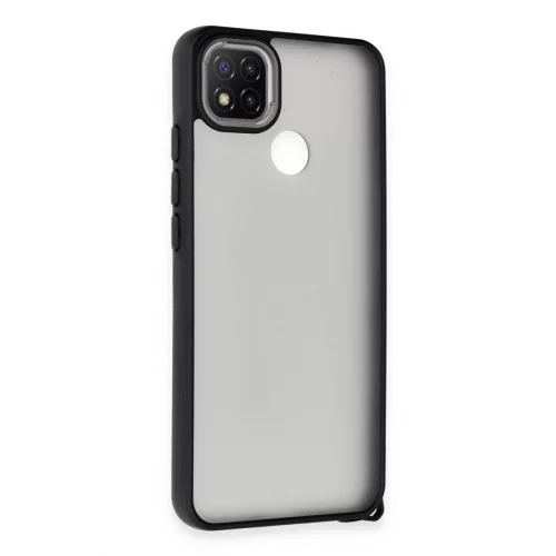 Mey İthalat®   Redmi 9C Kılıf Elegant Kapak - Siyah