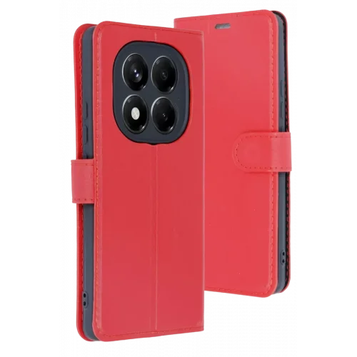 Mey İthalat® Redmi Note 15 4G Trend S Plus Kapaklı Kılıf - Kırmızı
