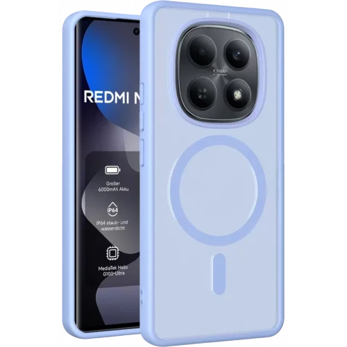 Mey İthalat®   Redmi Note 15 Pro 5G Jota Magsafe Kapak - Açık Mavi