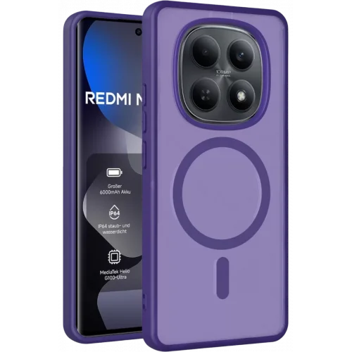 Mey İthalat®   Redmi Note 15 Pro 5G Jota Magsafe Kapak - Derin Mor