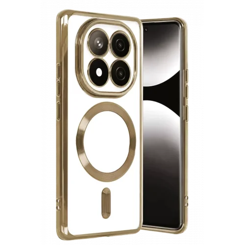 Mey İthalat®   Redmi Note 15 Pro 5G Kross Magneticsafe Kapak - Çöl Titanyum