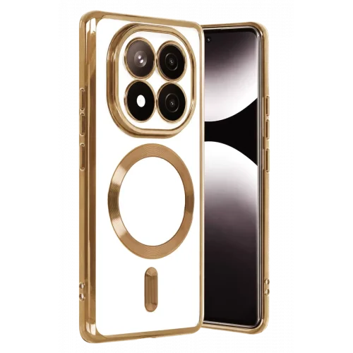 Mey İthalat®   Redmi Note 15 Pro 5G Kross Magneticsafe Kapak - Gold