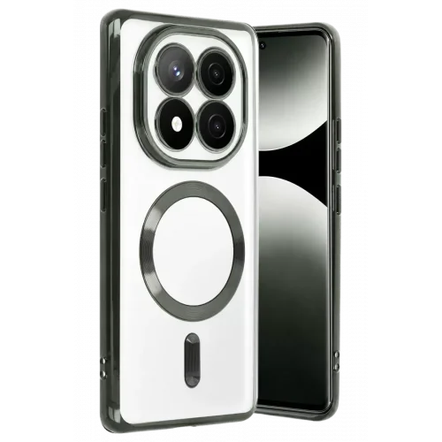 Mey İthalat®   Redmi Note 15 Pro 5G Kross Magneticsafe Kapak - Koyu Yeşil