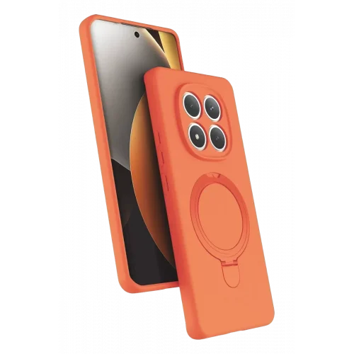 Mey İthalat®   Redmi Note 15 Pro 5G Regal Magsafe Standlı Kapak - Turuncu