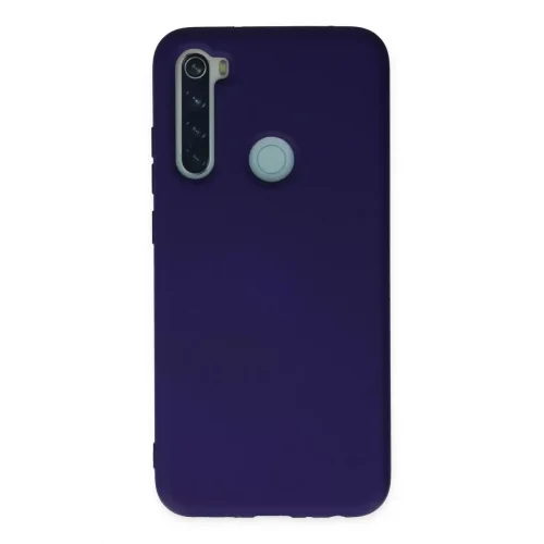 Mey İthalat®   Redmi Note 8 Kılıf Nano içi Kadife Silikon - Mor