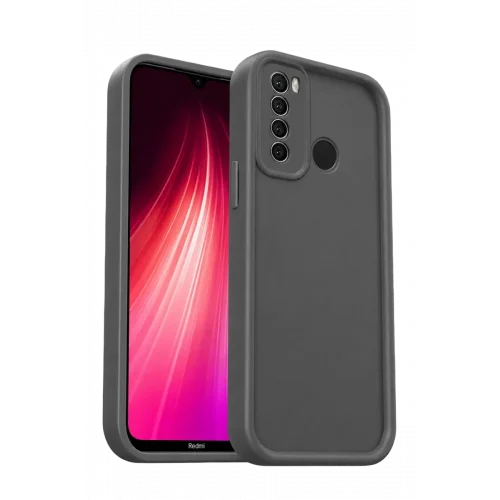 Mey İthalat®   Redmi Note 8 Kılıf Viera Silikon - Gri