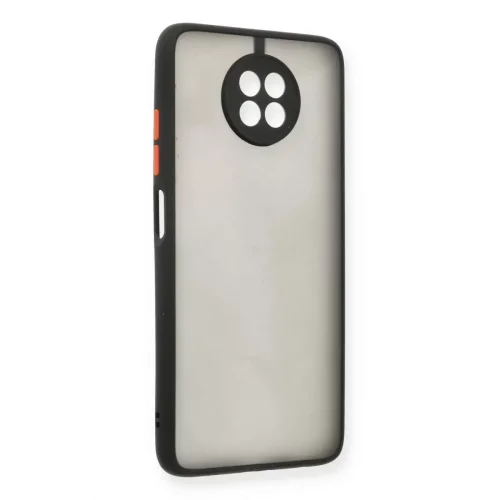 Mey İthalat® Redmi Note 9 5G Kılıf Montreal Silikon Kapak - Siyah