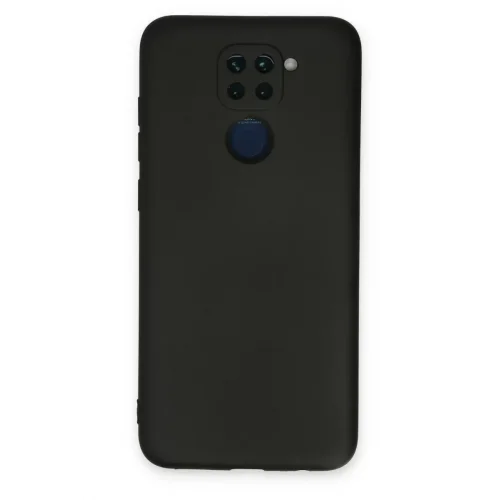 Mey İthalat®   Redmi Note 9 Kılıf Nano içi Kadife Silikon - Siyah
