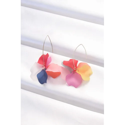 Mey İthalat® Renk Çiçek Küpe