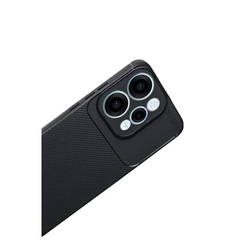 Mey İthalat®   Reno 15 Auto Focus Karbon Kapak - Siyah