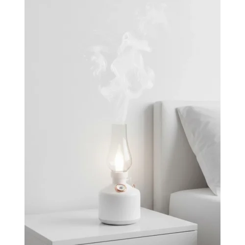 Mey İthalat® Retro Gaz Lambası Tasarımlı USB Şarjlı Aroma Difüzörü 280 ml Nano Mist Nemlendirici