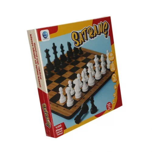 Mey İthalat® S00002478 AHŞAP SATRANÇ SETİ