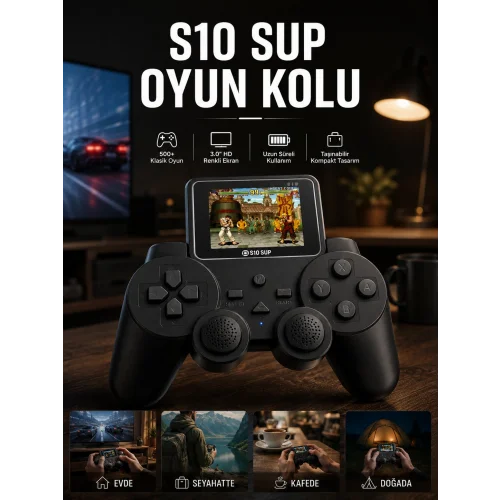 Mey İthalat® S10 Sup 520 Oyunlu Gamepad TV Uyumlu Gamepad