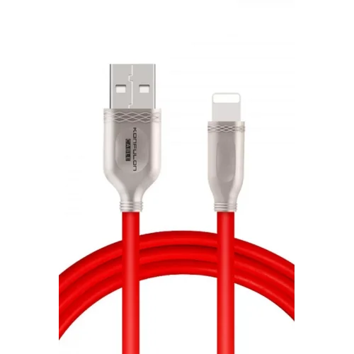 Mey İthalat®  S48 Lightning Kablo iphone Uyumlu 1M 3A - Kırmızı