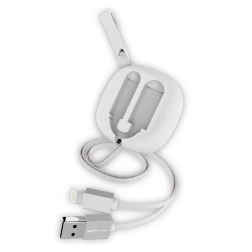 Mey İthalat®  S80 Lightning Kablo iphone Uyumlu 20cm-1M 2A - Beyaz
