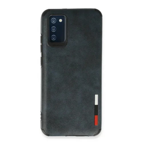 Mey İthalat®  Samsung Galaxy A02S Kılıf Loop Deri Silikon - Lacivert