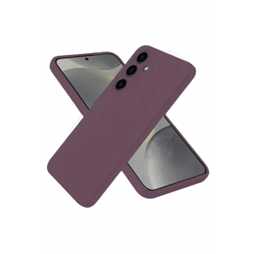 Mey İthalat®  Samsung Galaxy A06 Kılıf First Silikon - Mürdüm