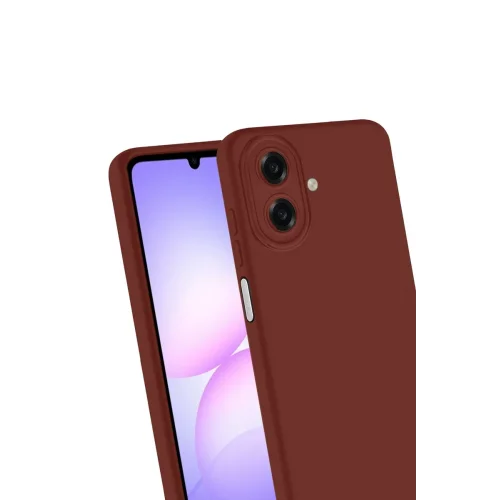 Mey İthalat®  Samsung Galaxy A07 4G First Silikon - Bordo