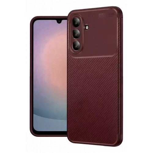 Mey İthalat® Samsung Galaxy A17 5G Auto Focus Karbon Kapak - Bordo