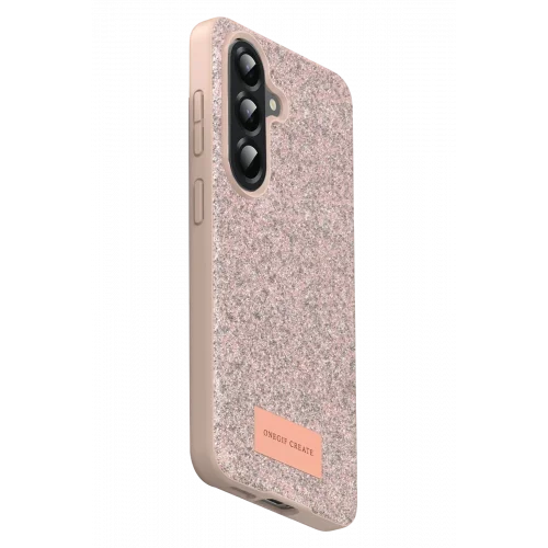 Mey İthalat®  Samsung Galaxy A17 5G Bright Simli Kapak - Pembe