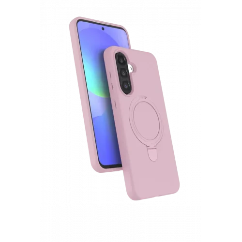 Mey İthalat® Samsung Galaxy A26 Regal Magsafe Standlı Kapak - Açık Pembe