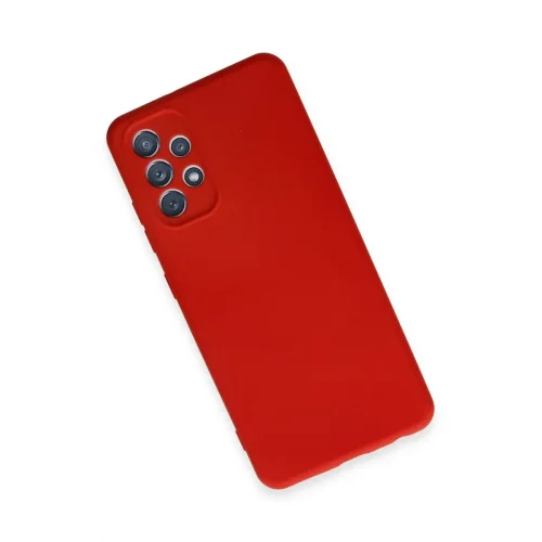 Mey İthalat®  Samsung Galaxy A32 Kılıf First Silikon - Kırmızı