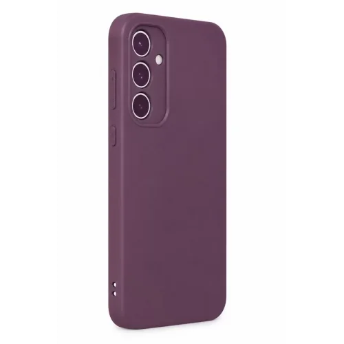 Mey İthalat® Samsung Galaxy A35 5G Kılıf First Silikon - Mürdüm