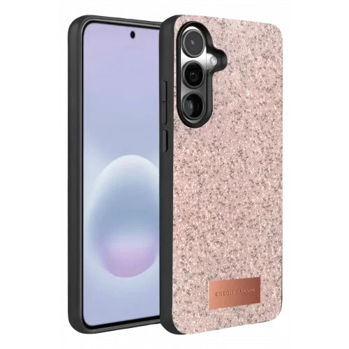 Mey İthalat®  Samsung Galaxy A37 5G Bright Simli Kapak - Pembe