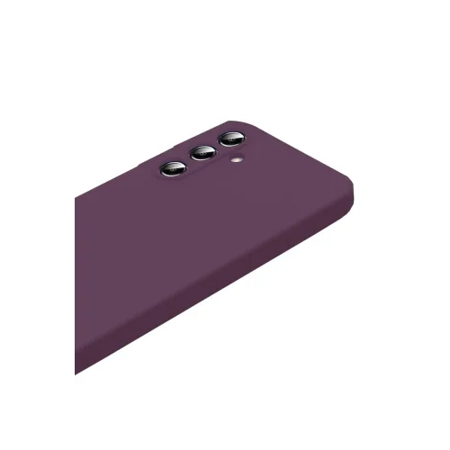 Mey İthalat®  Samsung Galaxy A37 5G First Silikon - Mürdüm