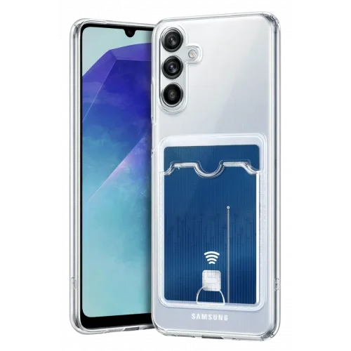 Mey İthalat®  Samsung Galaxy A37 5G Kart Şeffaf Silikon - Şeffaf