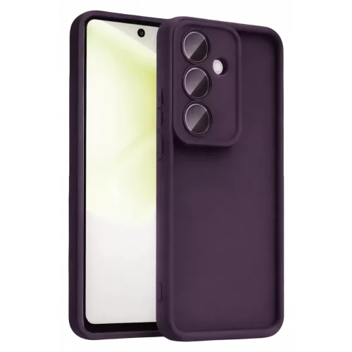 Mey İthalat®  Samsung Galaxy A37 5G Viera Silikon - Mürdüm