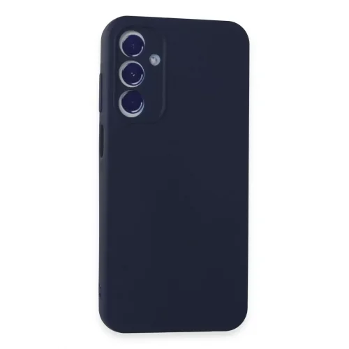 Mey İthalat®  Samsung Galaxy A55 5G Kılıf First Silikon - Lacivert