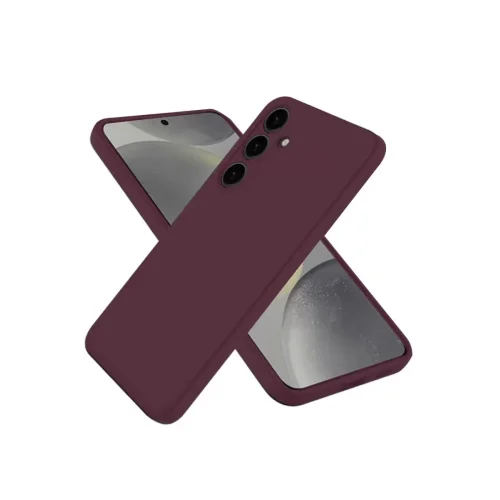 Mey İthalat®  Samsung Galaxy A56 Kılıf First Silikon - Mürdüm