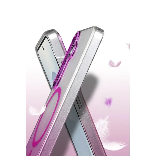 Mey İthalat®  Samsung Galaxy S24 FE Glossy Magsafe Kapak - Mor