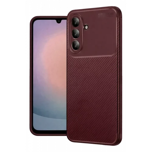 Mey İthalat®  Samsung Galaxy S26 FE Auto Focus Karbon Kapak - Bordo