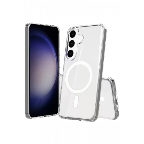 Mey İthalat®  Samsung Galaxy S26 Magneticsafe Şeffaf Silikon - Şeffaf