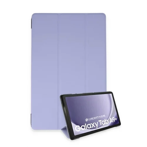 Mey İthalat®  Samsung Galaxy Tab A9 Plus Kılıf Tablet Smart Kılıf - Lila