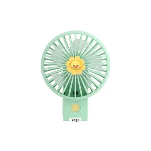 Mey İthalat® şarjlı katlanabilir el fanı 3 kademe güçlü pervane FAN renkli