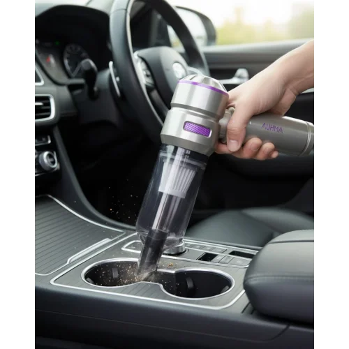 Mey İthalat® Şarjlı Mini El Süpürgesi Üfleme ve Vakum Özellikli