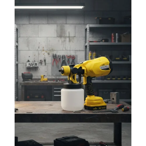 Mey İthalat® Şarjlı Püskürtme Tabancası Profesyonel Görünümlü Boyama Çözümü