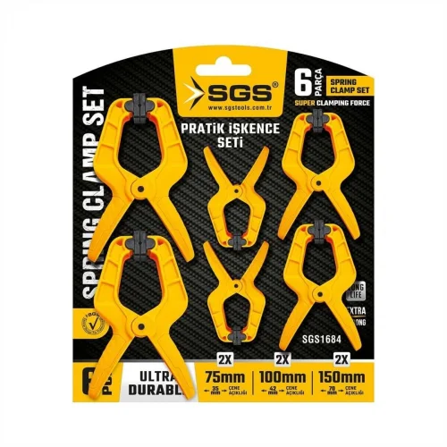 Mey İthalat® SGS 1684 Pratik Mini İşkence Seti 6 Parça