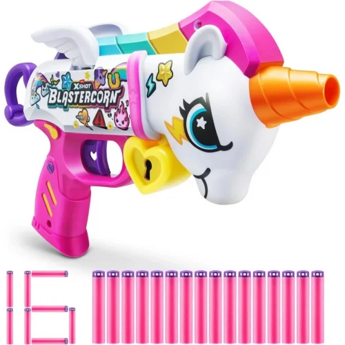 Mey İthalat®  Silah Sünger Atan Blastercorn Seri 1 16 li