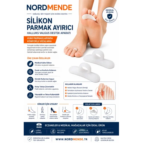 Mey İthalat® Silikon Çekiç Parmak Yastığı BUNYON 12-392
